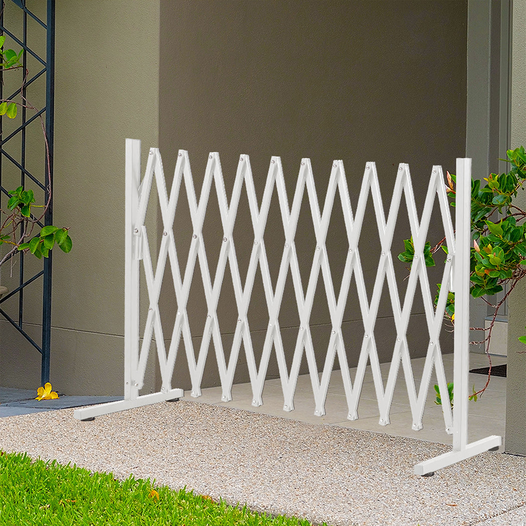 Garden Gate Security Pet Baby Fence Barrier Safety Aluminum Indoor Outdoor