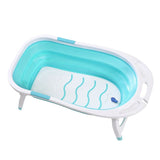 Baby Bath Tub Infant Toddlers Foldable Bathtub Folding Safety Bathing Shower