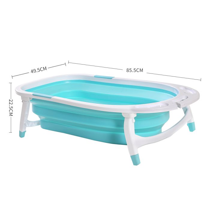 Baby Bath Tub Infant Toddlers Foldable Bathtub Folding Safety Bathing Shower