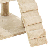 PaWz 2.1M Cat Scratching Post Tree Gym House Condo Furniture Scratcher Tower Beige/Grey