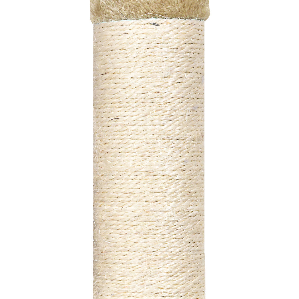 PaWz 2.1M Cat Scratching Post Tree Gym House Condo Furniture Scratcher Tower Beige/Grey