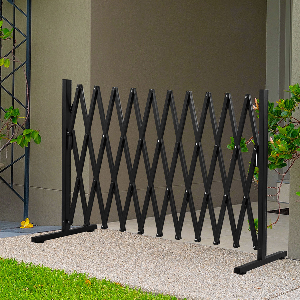 Garden Gate Security Pet Baby Fence Barrier Safety Aluminum Indoor Outdoor