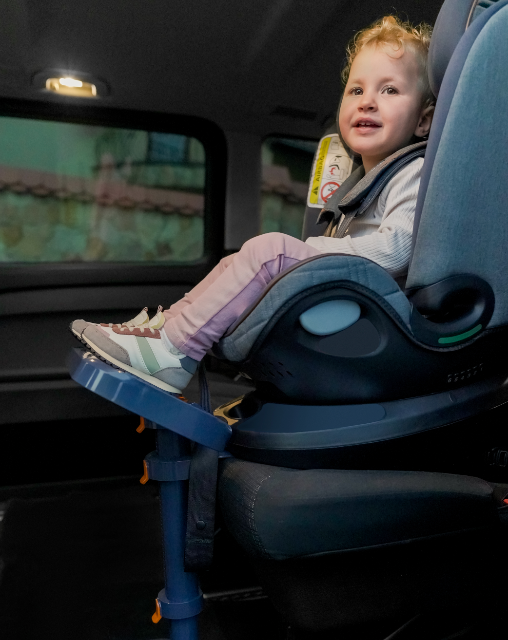 Kneeguard Kids Car Foot Rest for Children and Babies. Footrest is  Compatible with Toddler Booster Seats for Easy, Safe Great Travel Accessory  (Latest