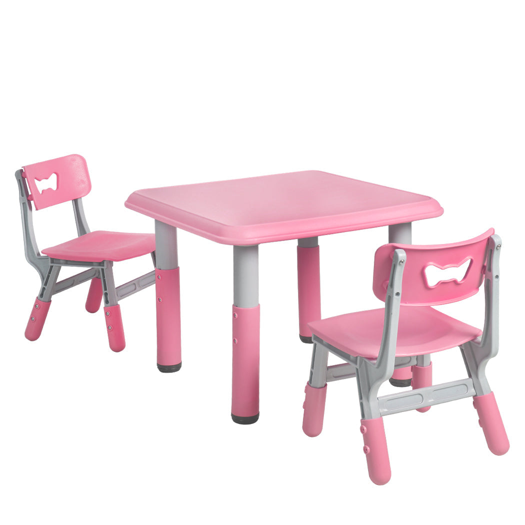 BoPeep Kids Table and Chairs Children Furniture Toys Play Study Desk Set Green