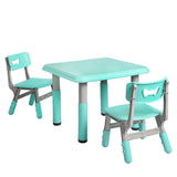 BoPeep Kids Table and Chairs Children Furniture Toys Play Study Desk Set Green