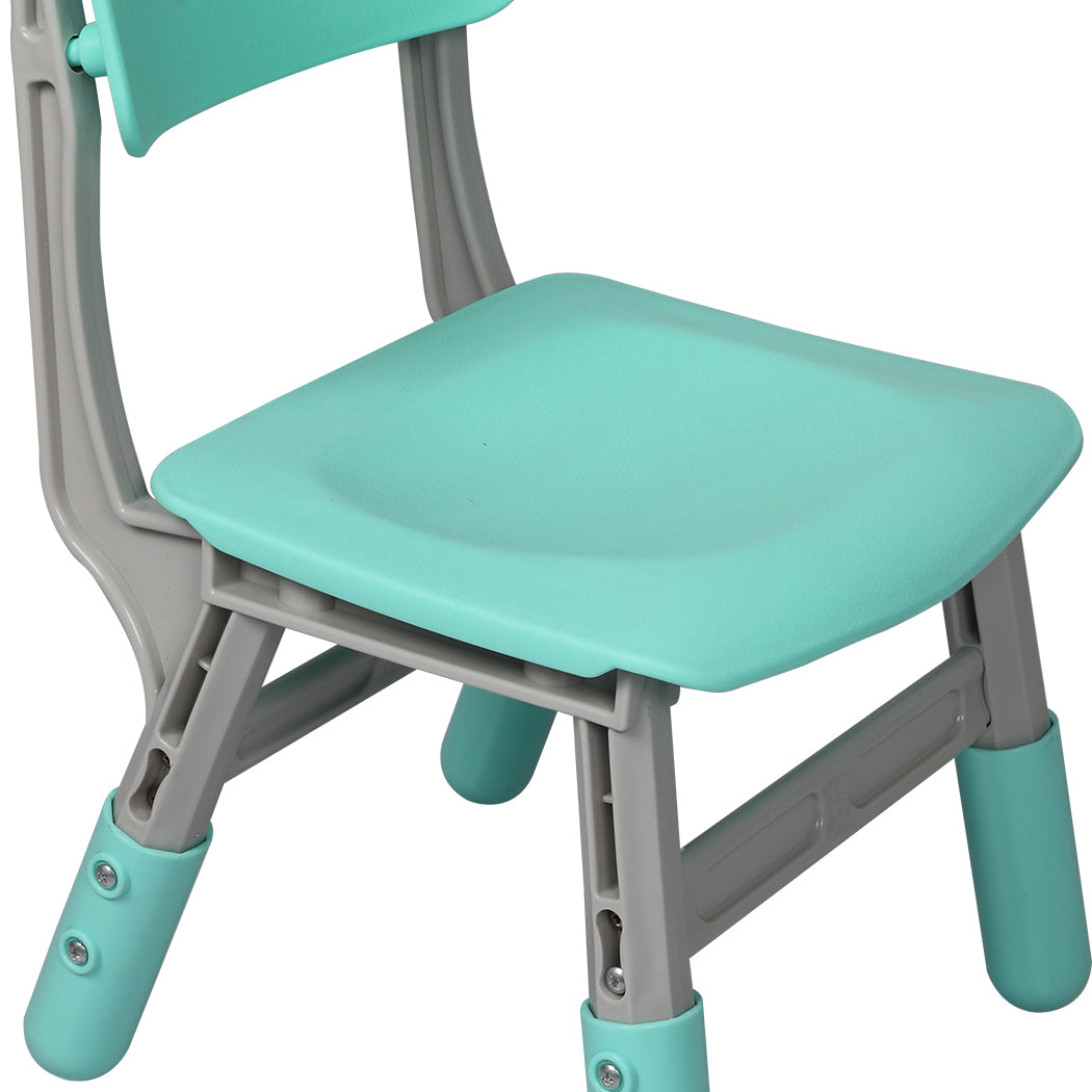 BoPeep Kids Table and Chairs Children Furniture Toys Play Study Desk Set Green