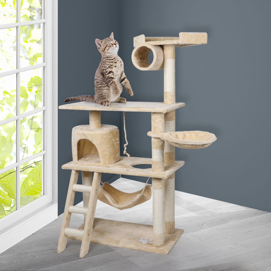 PaWz 0.8-2.1M Cat Scratching Perch Post Tree Gym House Condo Furniture Scratcher