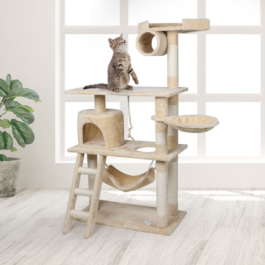 PaWz 0.8-2.1M Cat Scratching Perch Post Tree Gym House Condo Furniture Scratcher