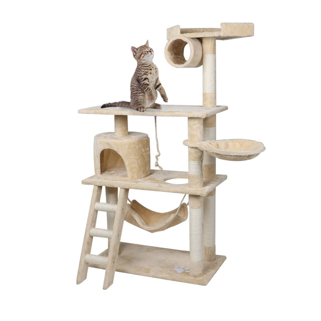 PaWz 0.8-2.1M Cat Scratching Perch Post Tree Gym House Condo Furniture Scratcher